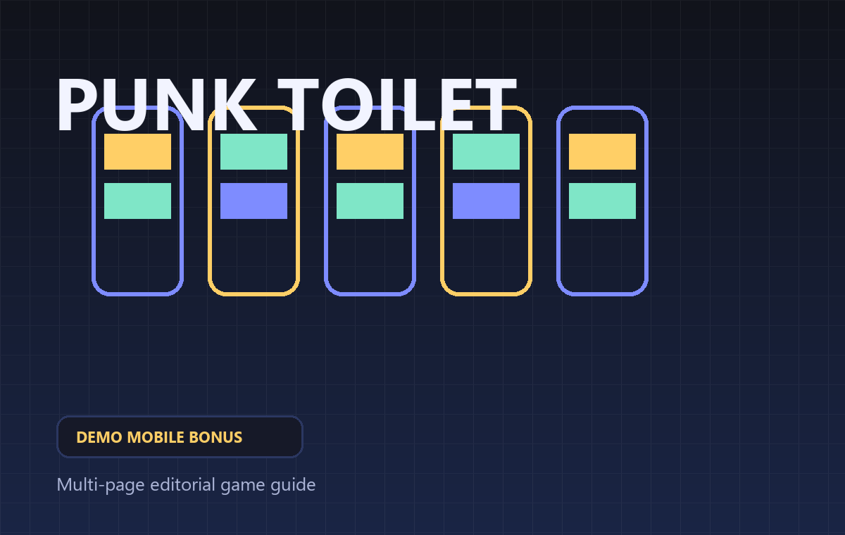 Punk Toilet game cover for demo mode, mobile play and bonus access